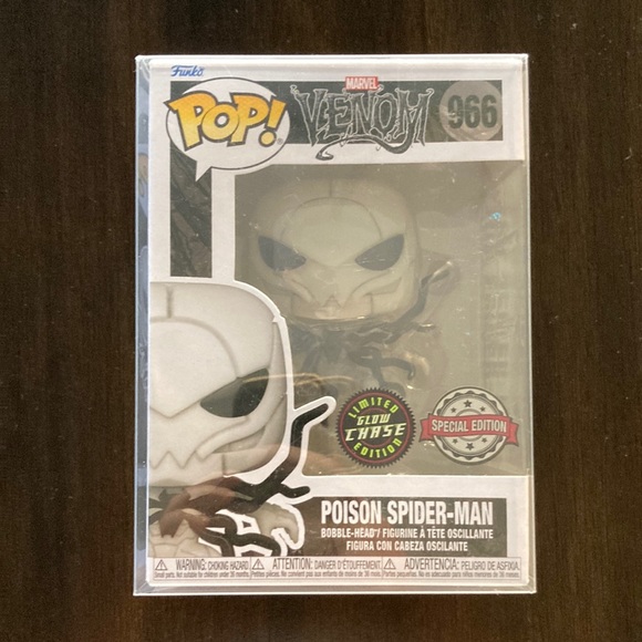 Funko Other - Funko POP Poison Spider-Man Special Edition Glow Chase #966